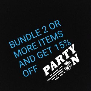 BUNDLE 2 OR MORE ITEMS AND GET 15% OFF
